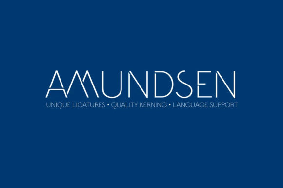 Amundsen: A Stencil Font with Personality for Bold Brand Identities