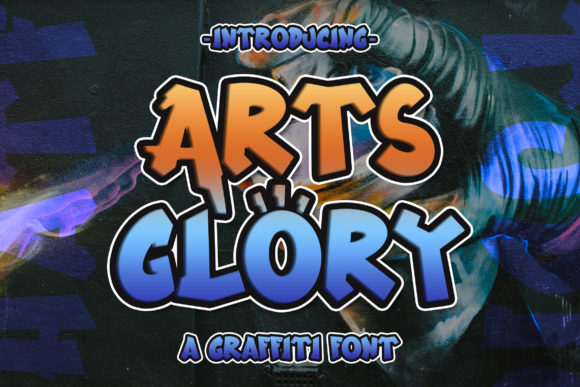 Arts Glory: A Bold Display Font for Dynamic Editorial Design