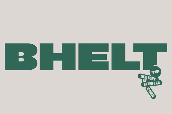 Bhelt: A Bold Display Font for Crafters and Product Designers