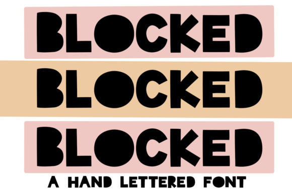 Blocked Font Review: A Bold Display Typeface for Branding Projects