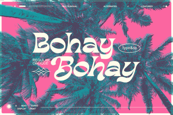 Bohay: A Stylish Display Font for Modern Web Design