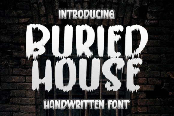 Buried House: A Display Font for Bold Editorial Statements