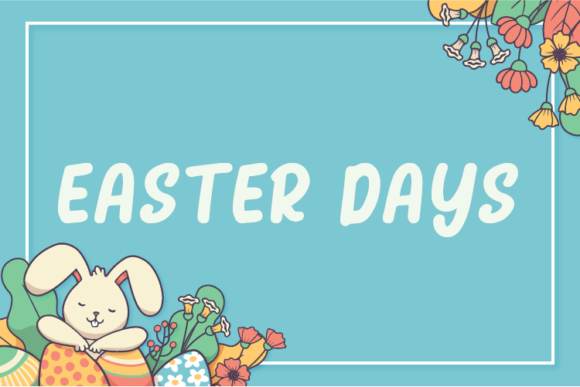 Easter Days: A Versatile Display Font for Small Business Branding