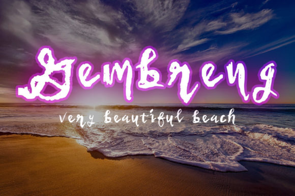 Gembreng: A Bold Display Font for Modern Editorial Design