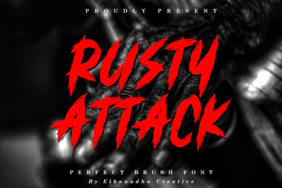 How a Display Font Like Rusty Attack Can Elevate Your Brand