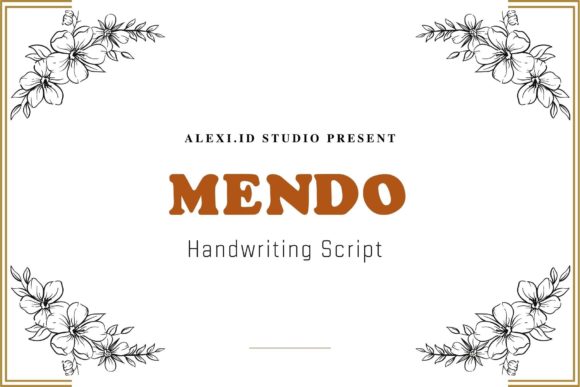 Mendo: A Designer’s Take on This Display Font