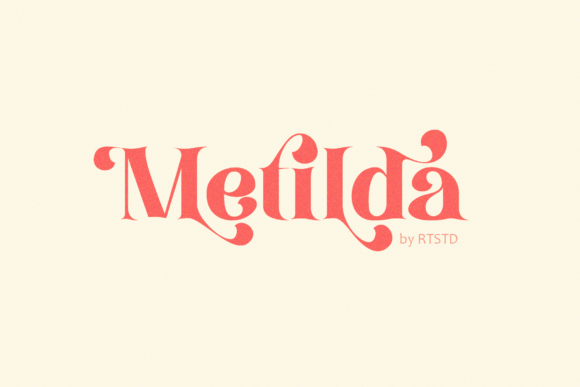 Metilda: A Quirky Serif Font for Crafters and Product Designers