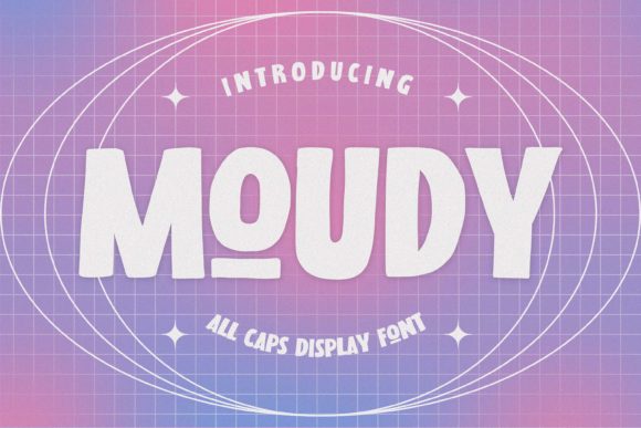 Moudy: A Bold Display Font for Modern Web Design and Digital Branding