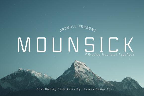 Mountsick: A Bold Display Font That Elevates Brand Identity