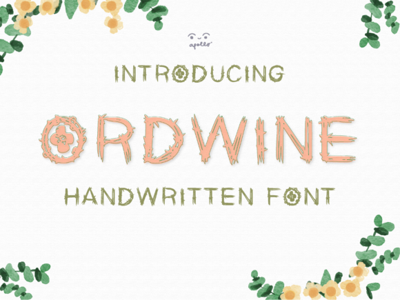 Ordwine: A Thoughtful Display Font for Editorial Design and Digital Publishing