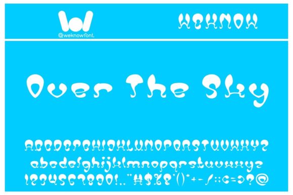 Over the Sky: A Stylish Display Font That Elevates Modern Web Design