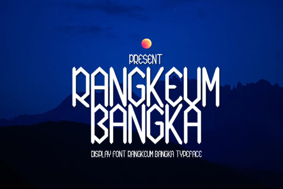 Rangkeum Bangka: A Bold Display Font for Modern Web Design