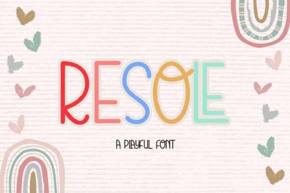 Resole: A Playful Handwritten Font for Modern Editorial Design