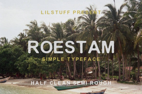 Roestam: A Minimalist Display Font for Modern Web Design Projects