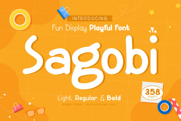 Sagobi: A Playful Display Font for Modern Marketing Campaigns
