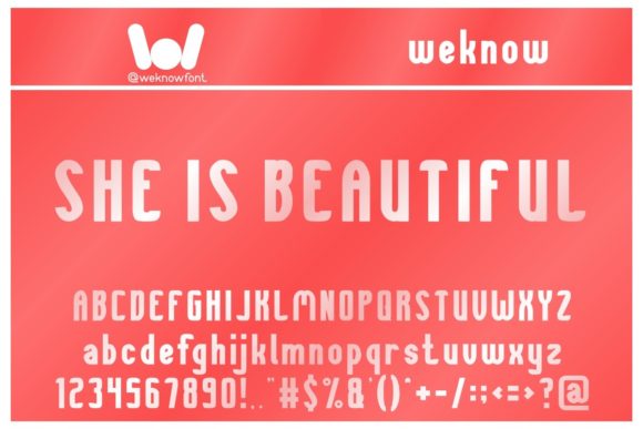 She is Beautiful: A Bold Display Font for Impactful Branding