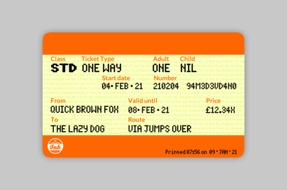 Spotted Rail Ticket Font: A Playful Display Typeface for Branding That Stands Out