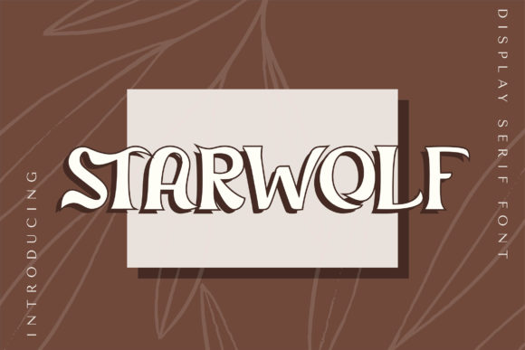 Starwolf: A Display Font That Elevates Small Business Branding