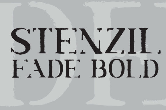 Stenzil Fade Bold: A Modern Display Font That Elevates Small Business Branding