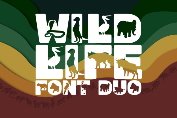 Wild Life Duo: A Bold Display Font for Adventure-Driven Campaigns